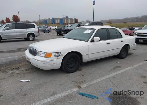 1998 Mercury Grand Marquis из США, поврежденный, VIN 2MEFM75W7WX684266